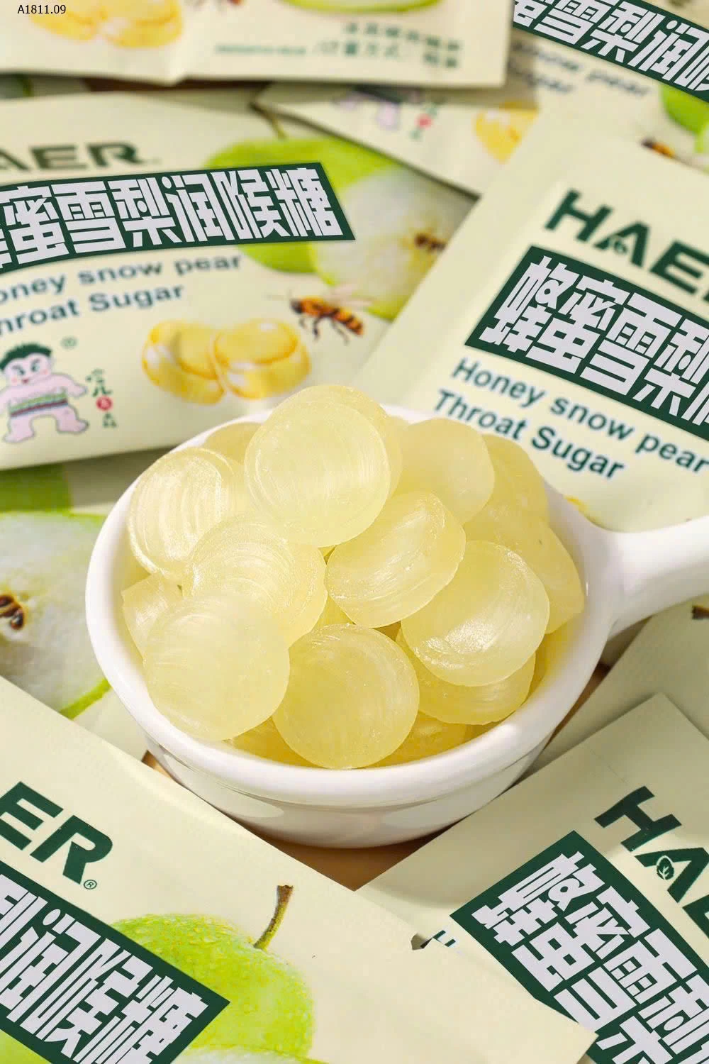 Kẹo mật ong lê tuyết nhà HAER_FOOD  -Giá sỉ 68k/1 hộp 20 gói