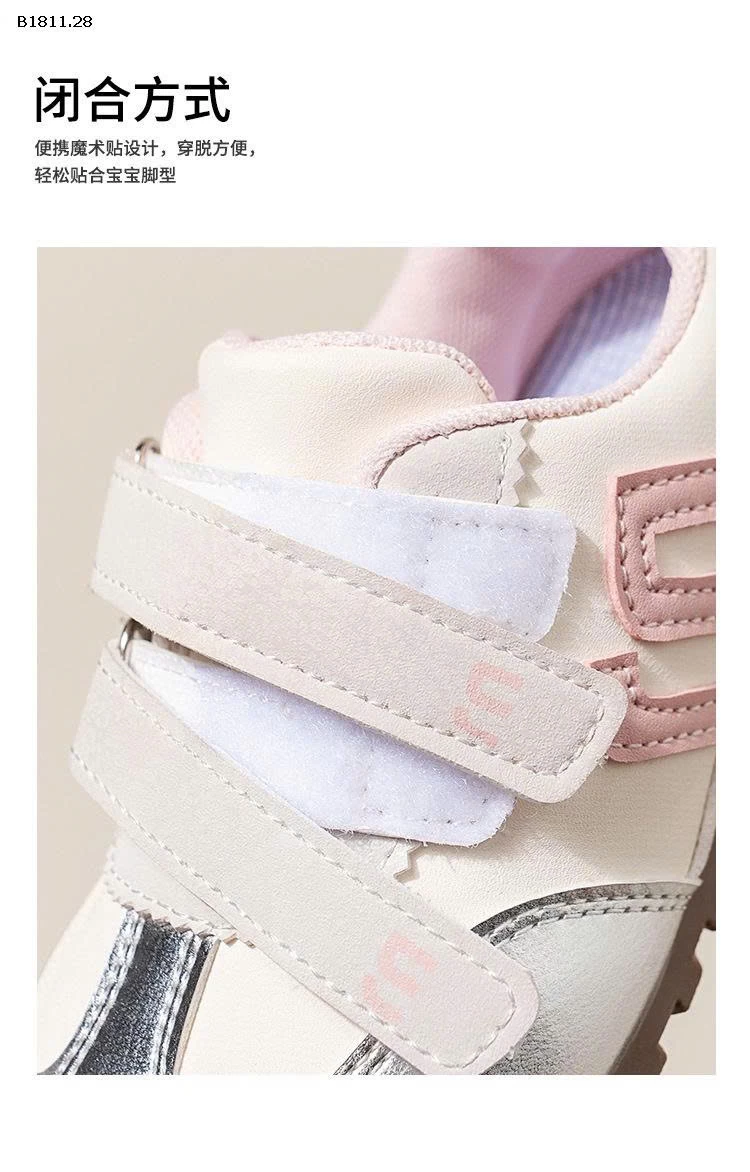 GIÀY THỂ THAO QUAI DÁN BÉ GÁI-Giá sỉ 159k