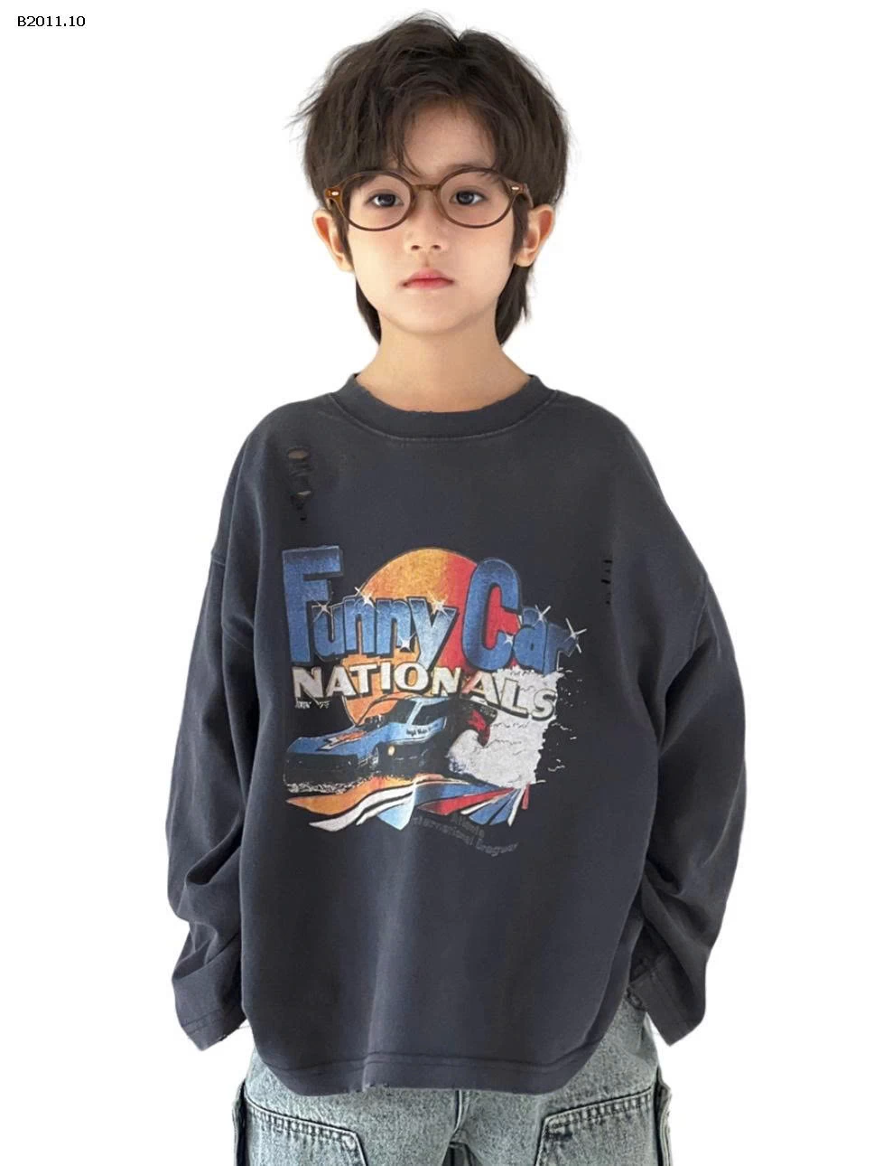 ÁO THUN IN HÌNH RÁCH GẤU-Giá sỉ  sz 100-140 giá 176k  sz 150 giá 194k  sz 160 giá 210k 