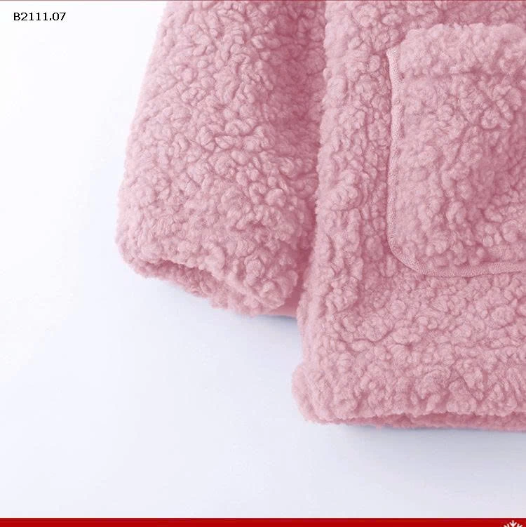 Áo khoác len lông hình trái tim cho bé gái -sỉ 310k