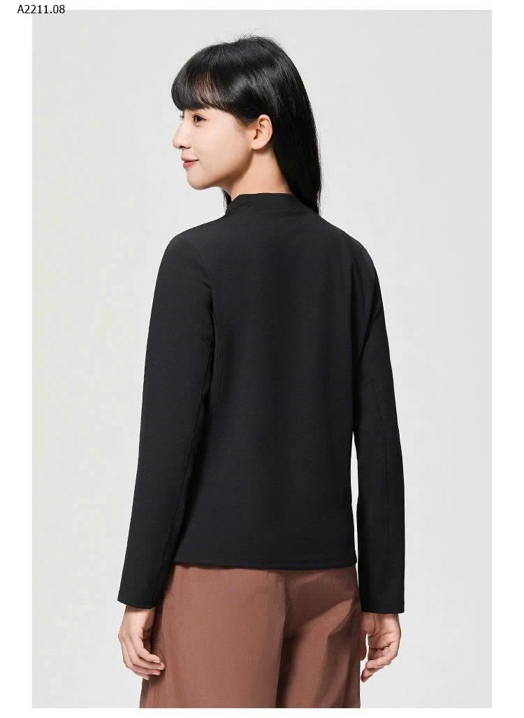 SEO áo thun nữ dài tay cổ lọ   - sỉ 300k