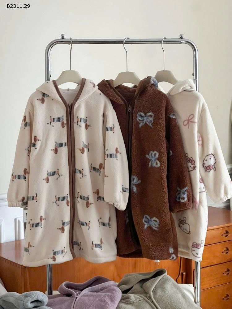 Áo choàng ngủ cho bé nhà AMBB  -Giá sỉ Sz 90-150: 265k Sz 160 : 285k Sz 170  : 310k