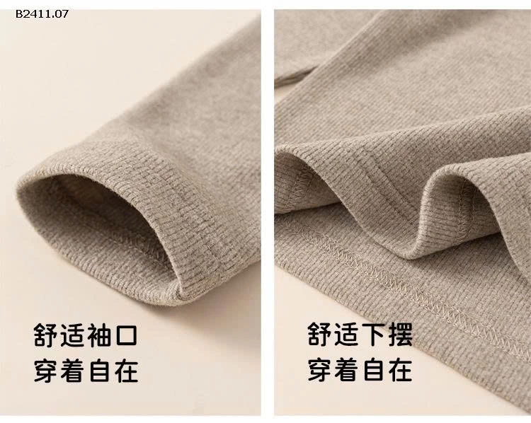 Áo cổ tròn màu trơn cho bé nhà Mbang - sỉ giá 130k