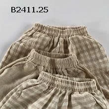 Quần short vải lanh NHÀ MUZIYOUYOU-Giá sỉ 150k