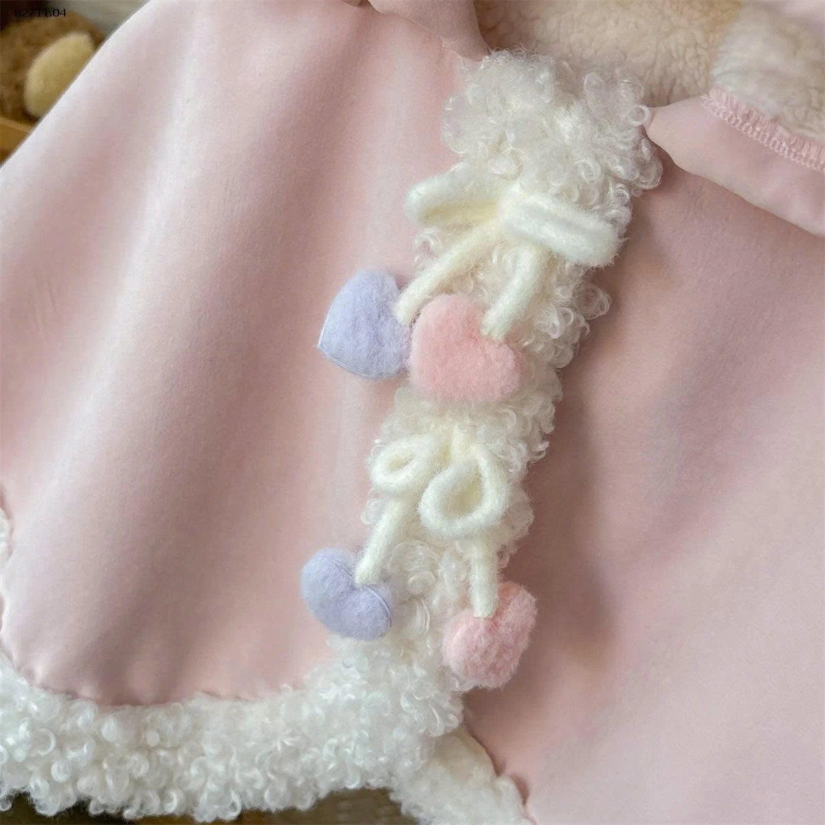 ÁO CHOÀNG LÓT LÔNG CHO BÉ GÁI- sỉ 258k