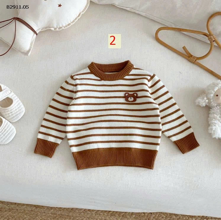 ÁO LEN KẺ CHO BÉ- sỉ 138k