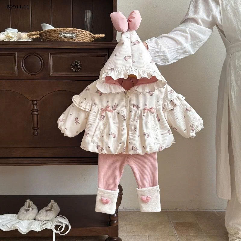 SET ÁO KHOÁC MIX QUẦN LEGGING BG - Giá sỉ áo: 295k  quần: 148k