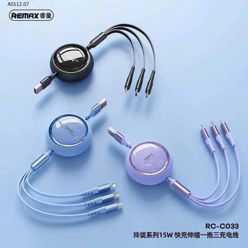 CÁP SẠC 3IN1 NHÀ REMAX-sỉ 125k