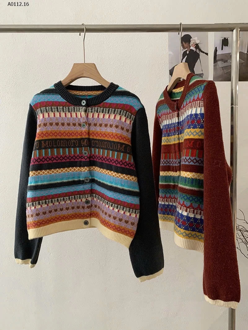 KHOÁC LEN HỌA TIẾT THỔ CẨM-sỉ 300k