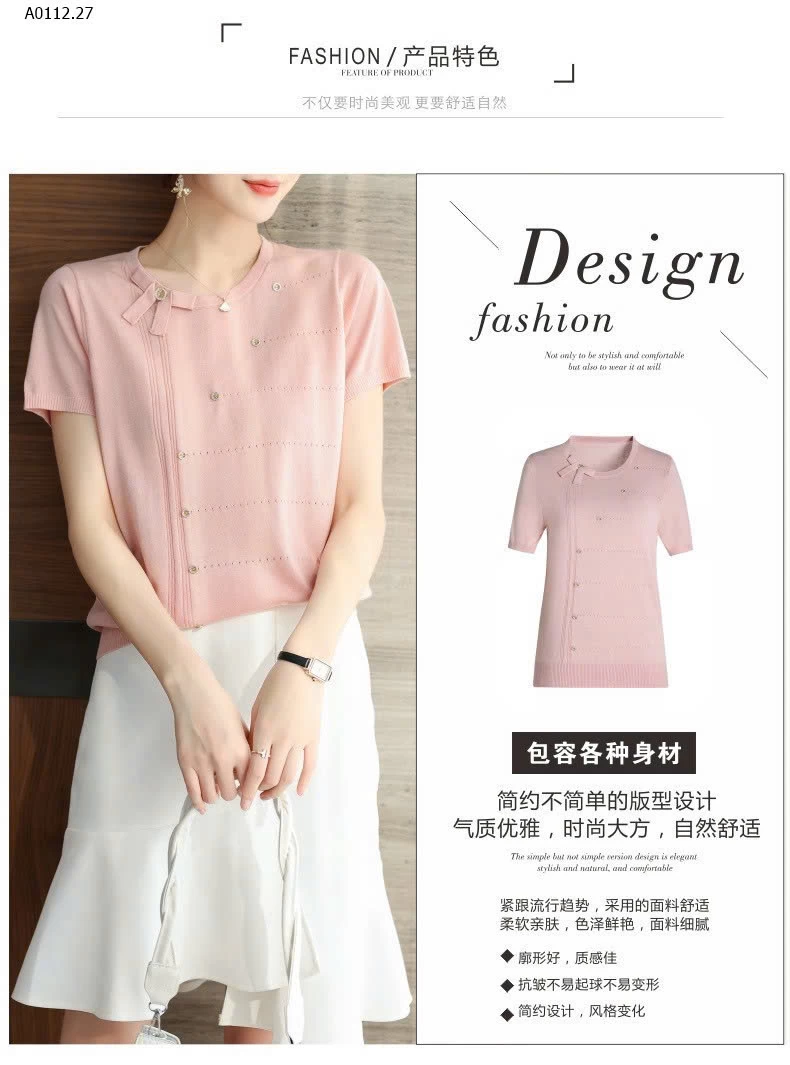 ÁO LEN DỆT KIM THỜI TRANG NỮ THOÁNG KHÍ  -sỉ 120k