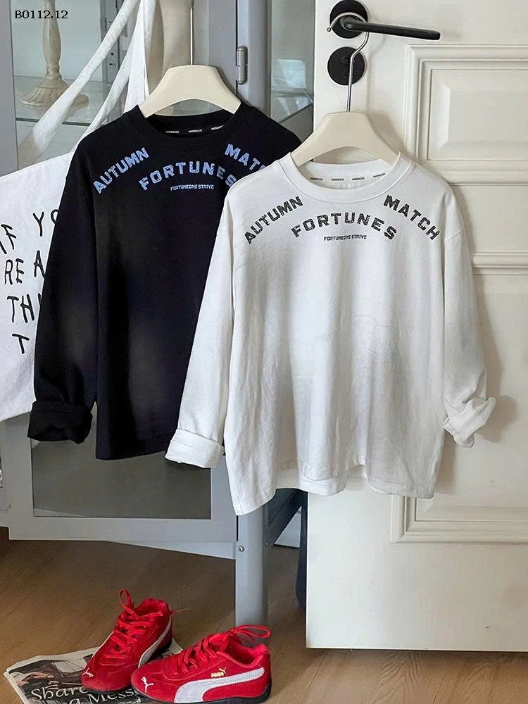 ÁO THUN DÀI TAY AMBB-sỉ Sz 90-150 : 124k                 Sz 160 : 133k                 Sz 170 : 142k