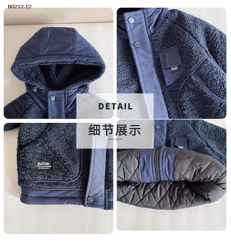 ÁO KHOÁC LÔNG CỪU CHO BÉ-sỉ 390k