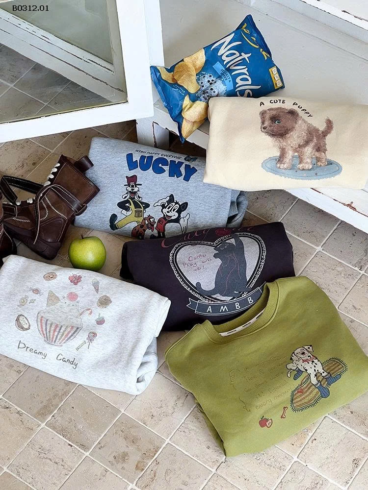 ÁO HOODIE  AMBB LÓT NỈ-sỉ Sz 90-150 : 202k              160-170 : 228k