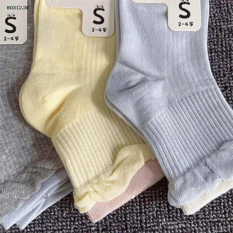 SET 5 DÔI TẤT COTTON CHO BÉ-sỉ 85k