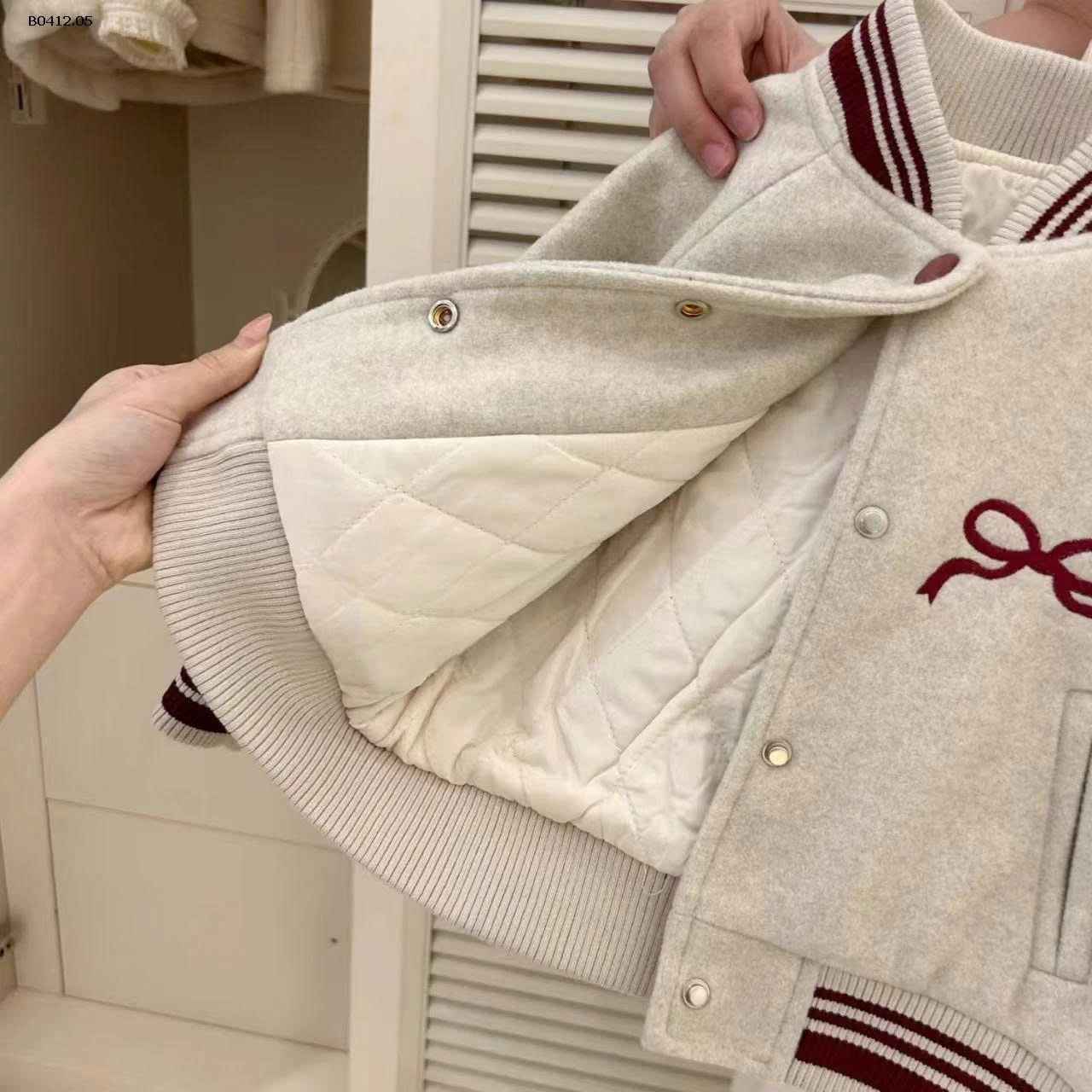 ÁO KHOÁC TRẦN BÔNG CHO BÉ-sỉ 185k