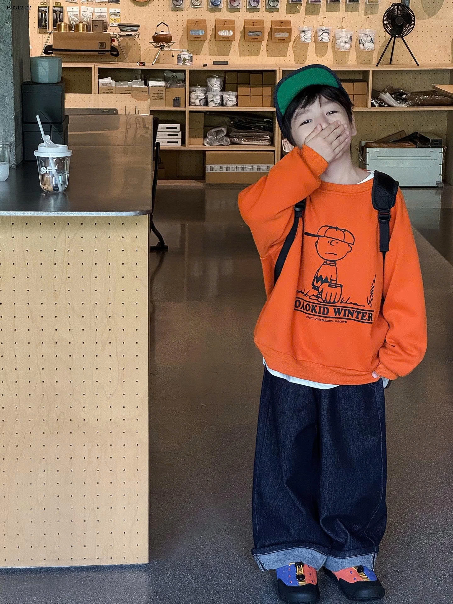 ÁO NỈ ONEDOG TONE MÀU NEON AOAOKIDS-sỉ 175k