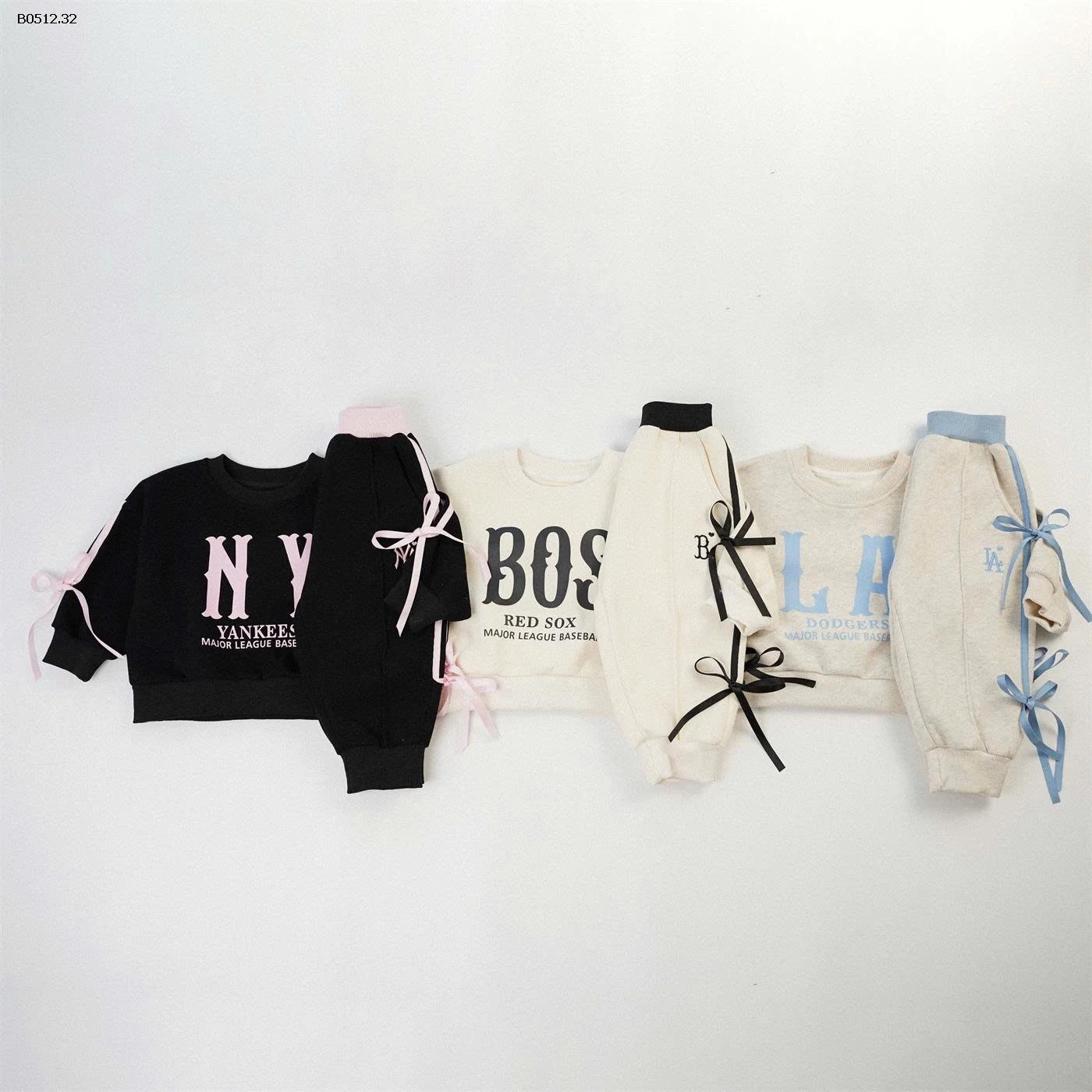 BỘ NỈ CHỮ PHỐI NƠ BG-sỉ 287k