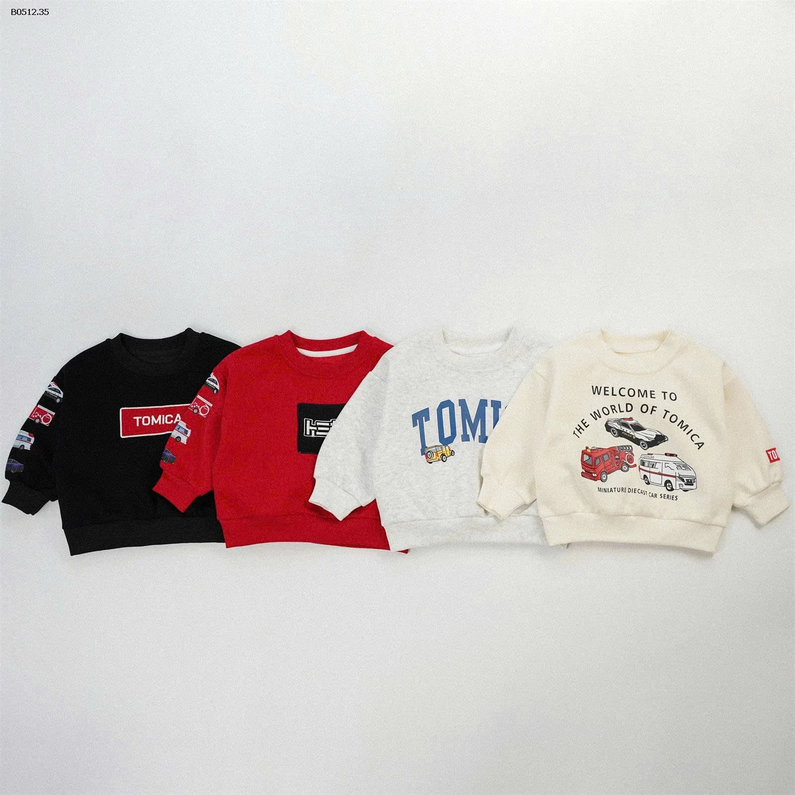 ÁO NỈ HOẠT HÌNH BG-sỉ 179k