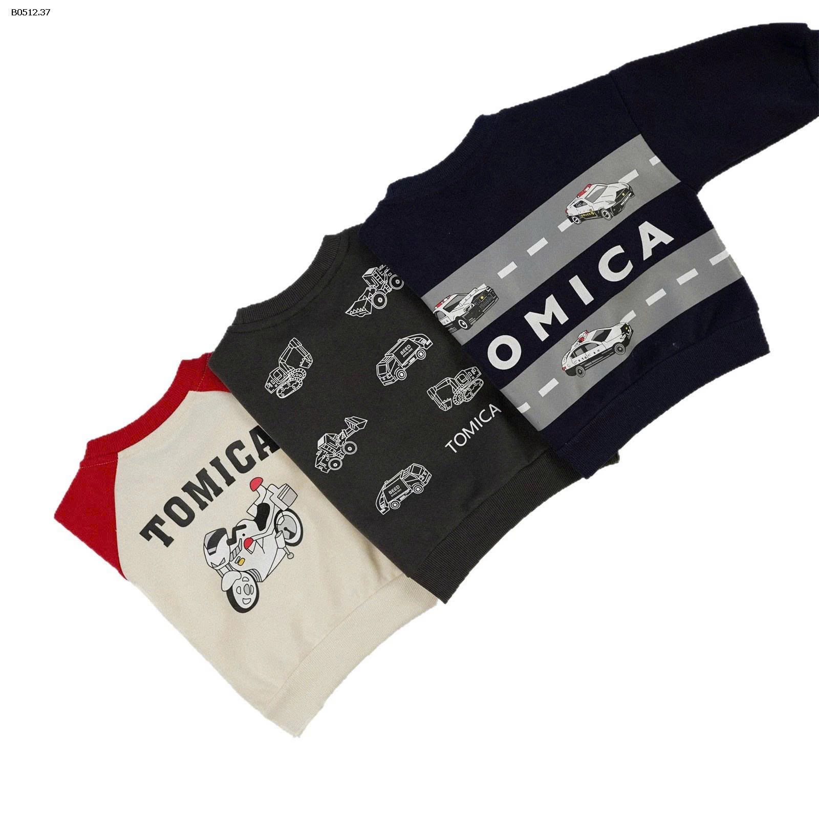 ÁO NỈ IN HÌNH CHO BÉ-sỉ 187k