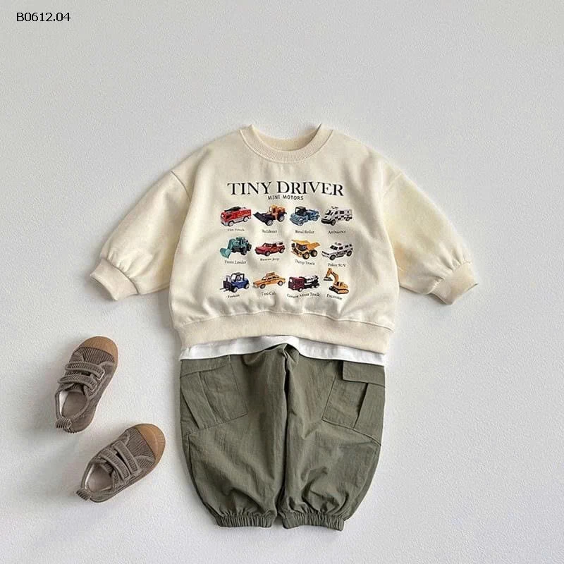 ÁO NỈ IN HÌNH CHO BÉ-sỉ 177k