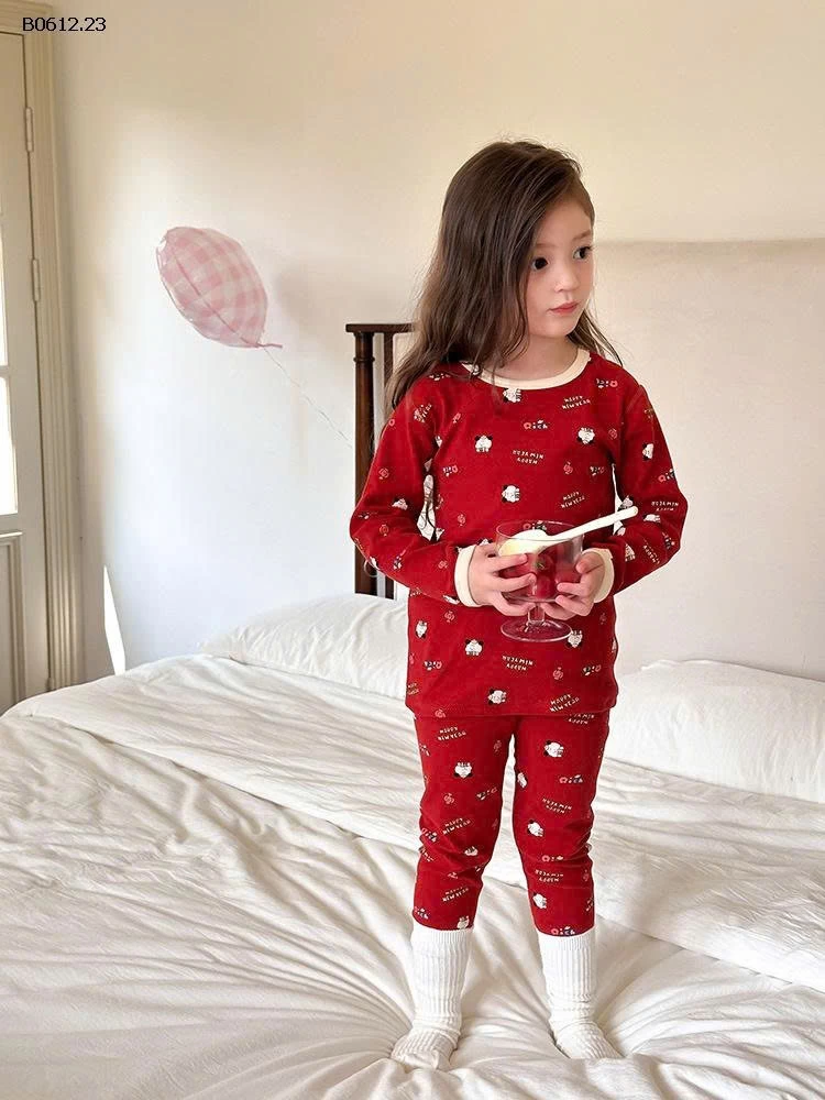 BỘ TONE ĐỎ Hãng AMBB.Kids -sỉ Sz 90-150 : 138k                      160 : 159k