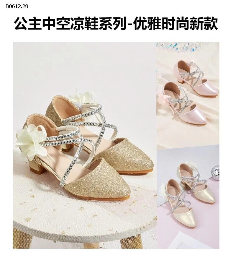 GIÀY HOA CAO GÓT MŨI NHỌN BG-sỉ 285k