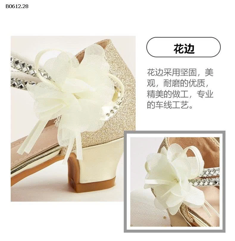 GIÀY HOA CAO GÓT MŨI NHỌN BG-sỉ 285k