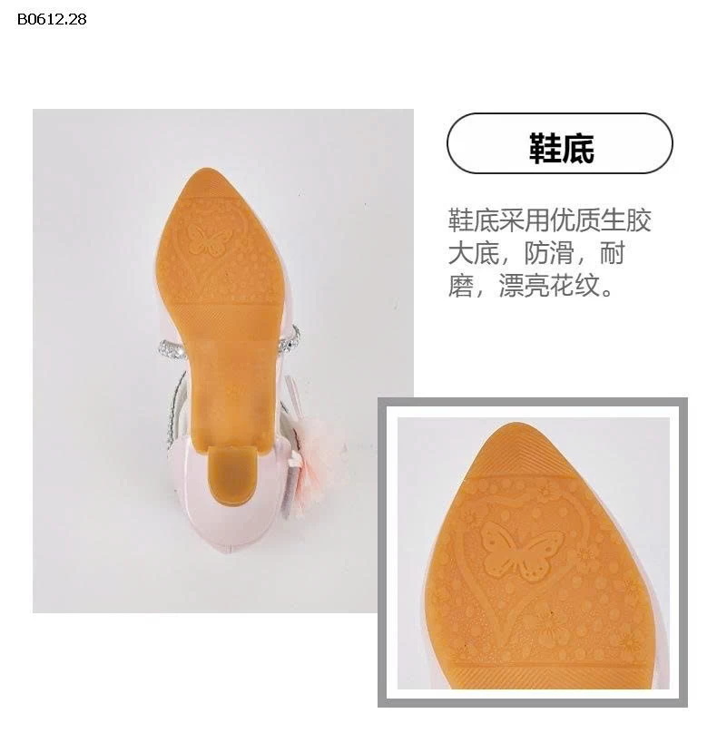 GIÀY HOA CAO GÓT MŨI NHỌN BG-sỉ 285k