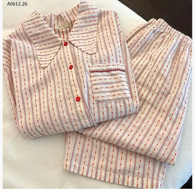 BỘ NGỦ DÀI KẺ SỌC KIỂU PHÁP sỉ 145k