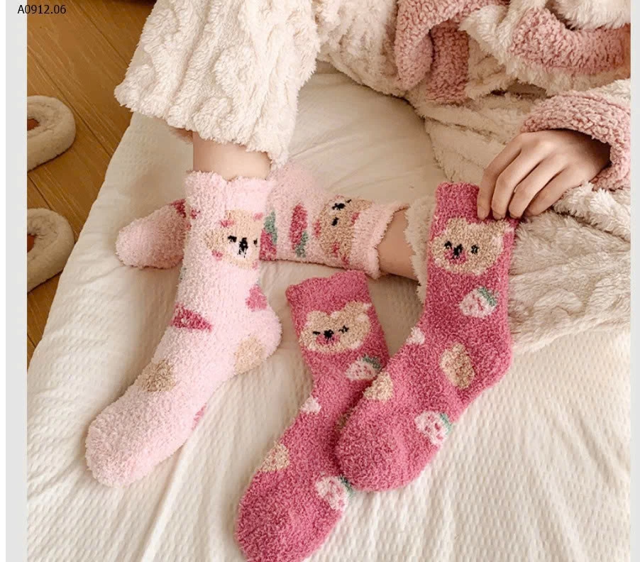 SET 7 ĐÔI TẤT LÔNG CỪU  sỉ 112k/set 7 đôi mix màu