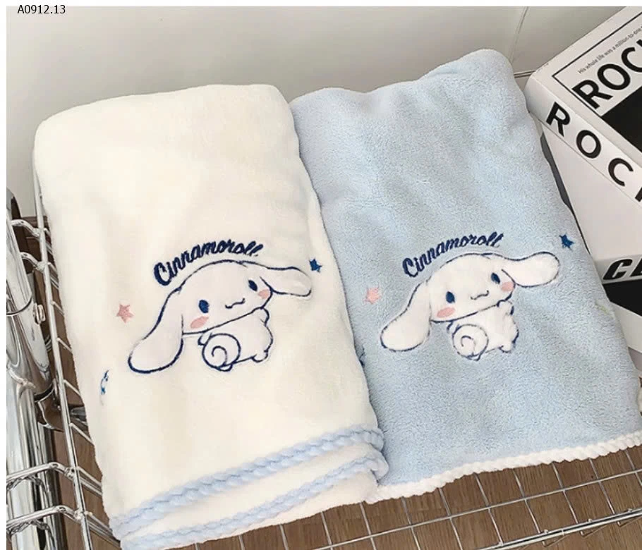 Combo 2 khăn thêu hình Cinnamoroll-sỉ 98k/set 2c mix màu