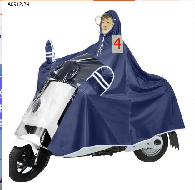 ÁO MƯA TRÙM KÍN ĐẦUsỉ m1-4 (1 đầu) : 160k          m5-8 (2 đầu) : 170k 