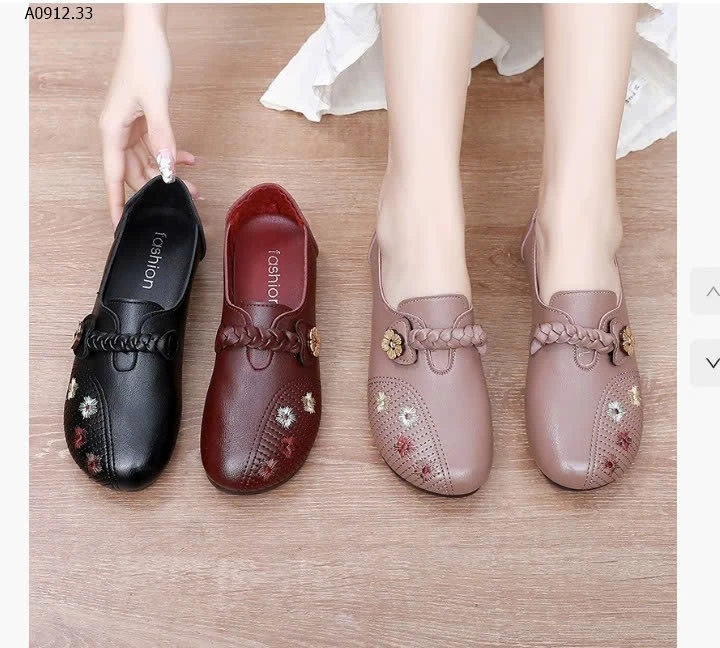 GIÀY LƯỜI NỮ HOA LỖ THOÁNG KHÍ -sỉ 178k