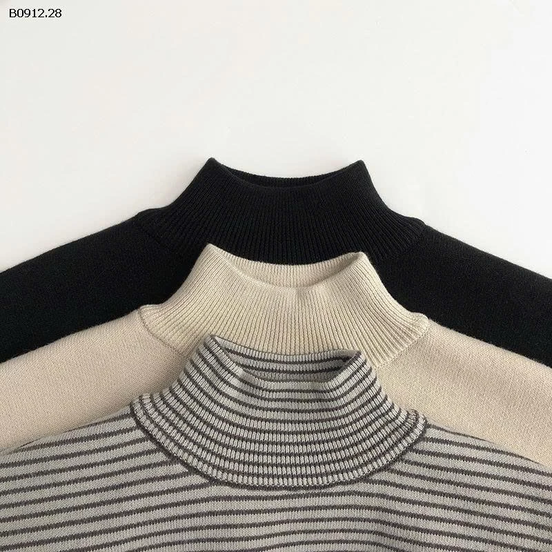 ÁO LEN CỔ LỌ CHO BÉ-sỉ 210k