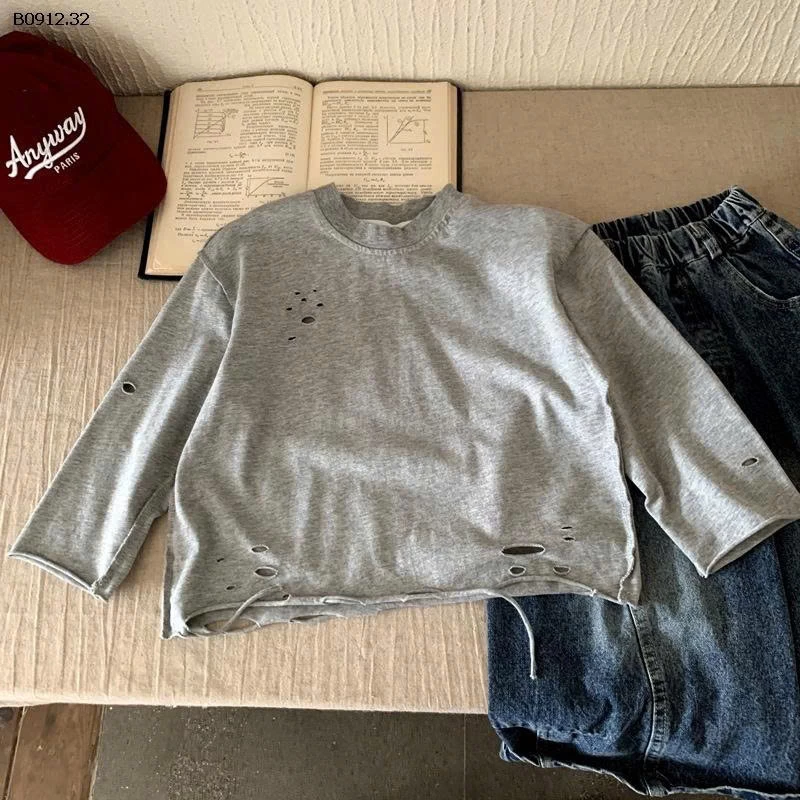 ÁO THUN DÀI TAY BÉ TRAI SIZE ĐẠI-sỉ 147k