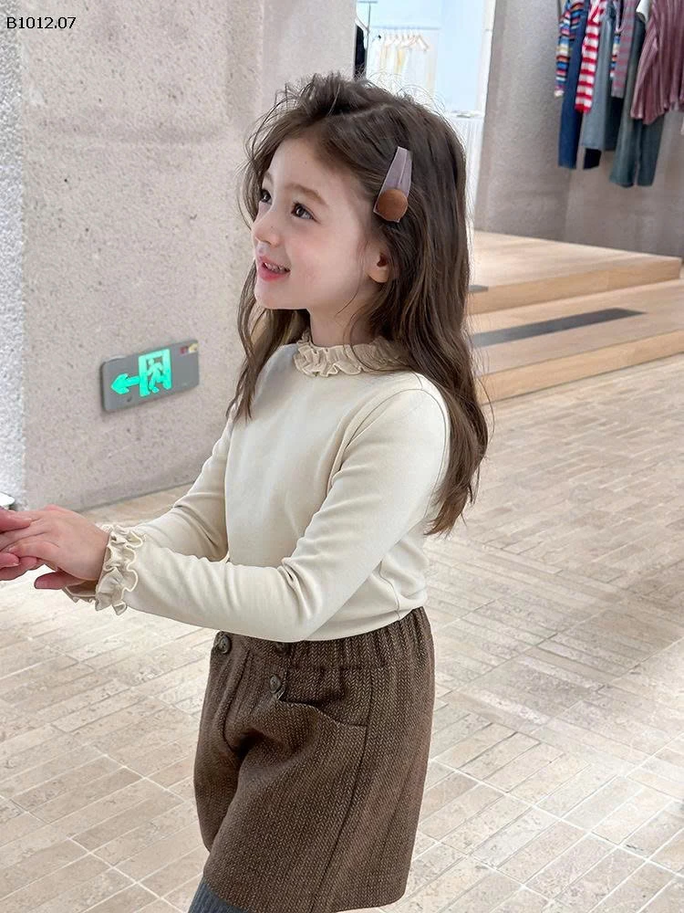 Áo lót ren dài tay phong cách Hàn Quốc nhà AMBB -Giá sỉ  sz 90-150 : 135k sz 160 : 148k sz 170  :  160k