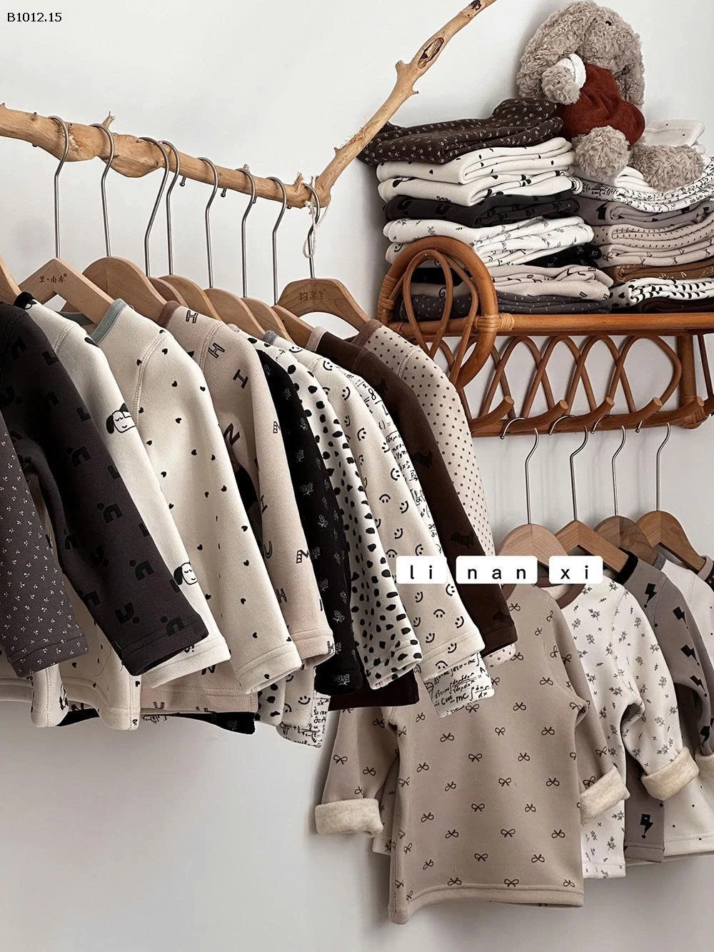 BỘ LÓT LÔNG NHÍ TONE HÀN LINANXI -sỉ 195k