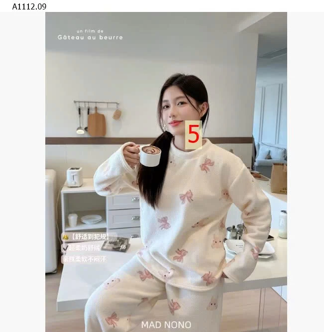 BỘ LÔNG HỌA TIẾT MAD NONO CHO NỮ-sỉ 210k