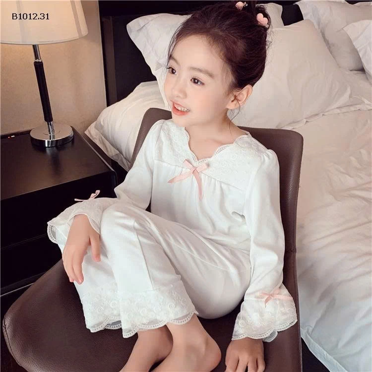 BỘ NGỦ VIỀN REN BÉ GÁI -sỉ 115k