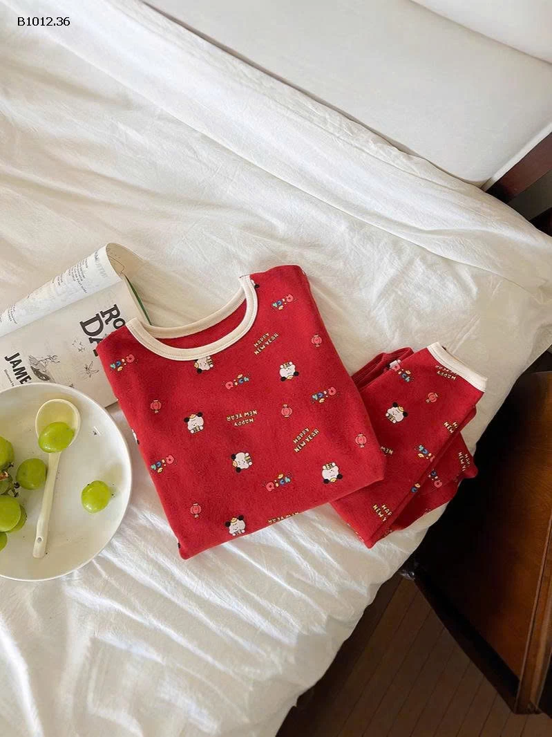 BỘ MẶC NHÀ THU ĐÔNG CHO BÉ-sỉ 145k