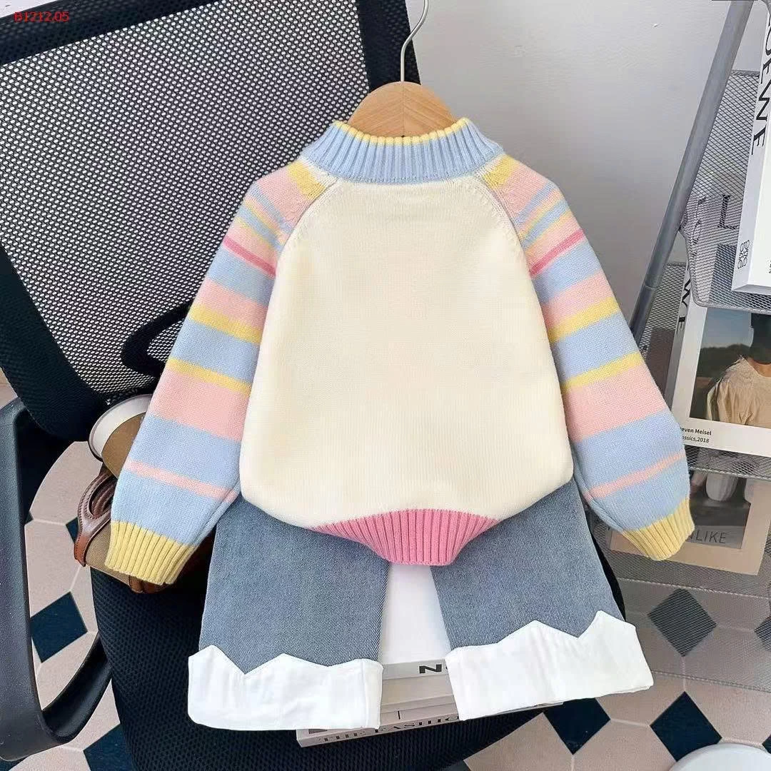 ÁO KHOÁC LEN THÊU HÌNH MÈO-sỉ 155k