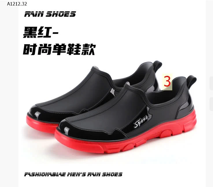 GIÀY ĐI MƯA NAM ĐẾ MÀU SẮC NỔI BẬT -sỉ 103k