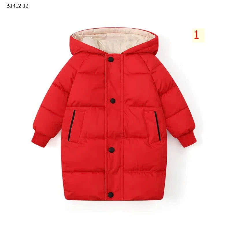 ÁO PHAO MŨ DÁNG DÀI CHO BÉ-Giá sỉ 179k