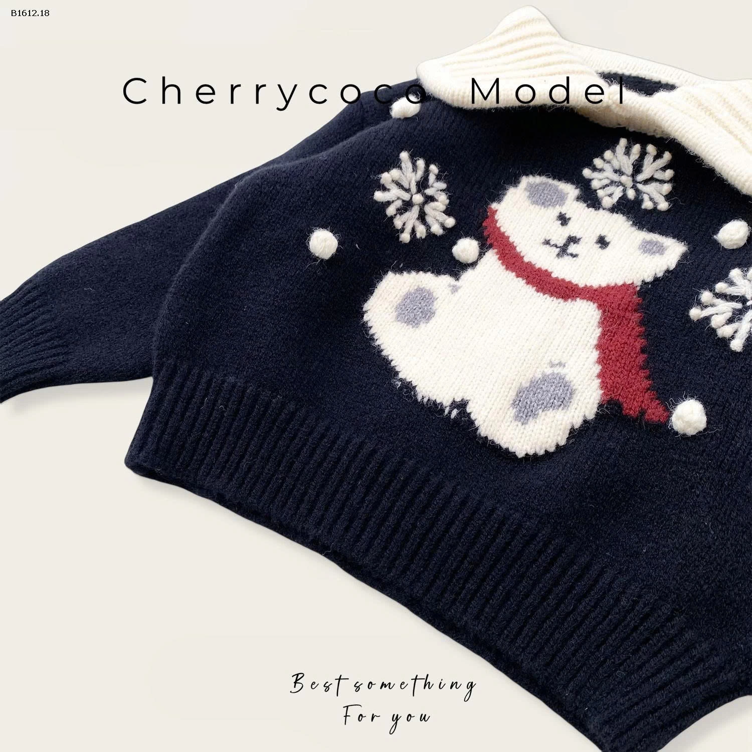 Em áo len diện dáng sinh siu ấm cho bé  - sỉ áo 220k, váy 190k