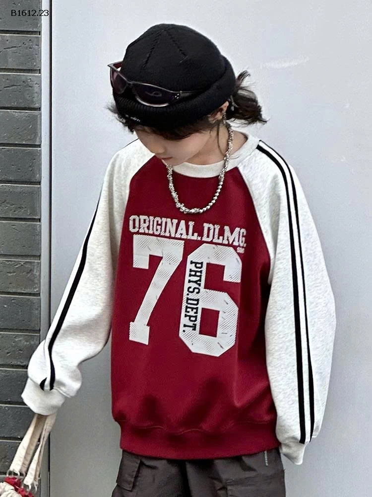 ÁO NỈ BÉ TRAI SIZE ĐẠI- sỉ 200k