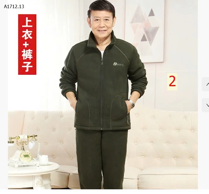 BỘ NỈ TRUNG NIÊN CHO ÔNG CHO BỐ Giá sỉ 235k