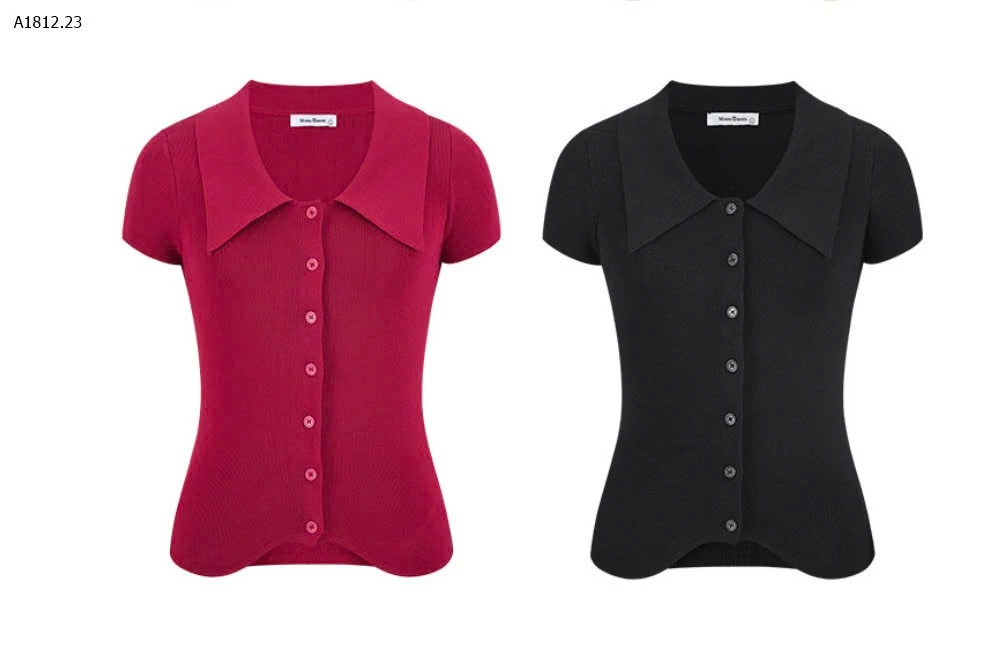 ÁO THUN CỔ TRỄ CHO NỮ - sỉ 140k