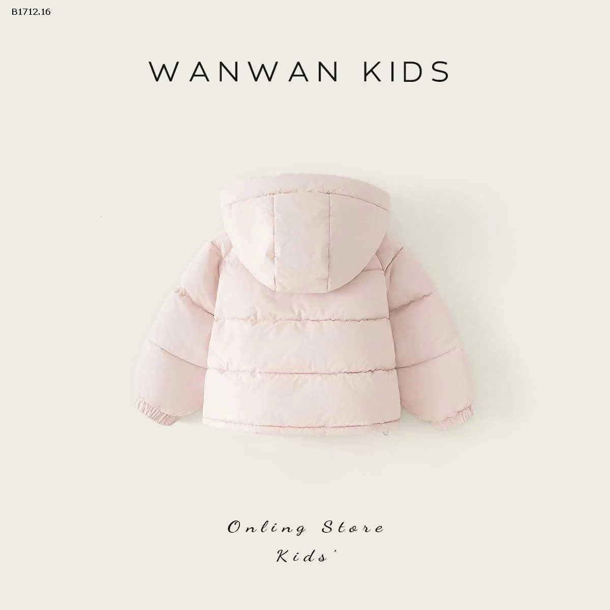 Áo khoác siu nhẹ ấm cho bé -sỉ 213k