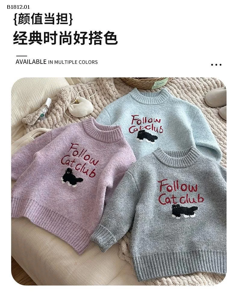 Áo len dệt cho bé yêu - Giá sỉ sz 90-150: 194k sz 160: 204k