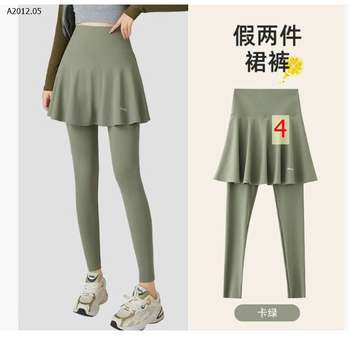 QUẦN TẬP LIỀN CHÂN VÁY CHO NỮ - sỉ 145k